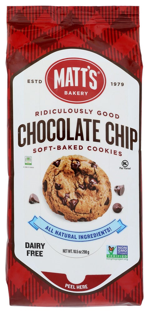 Cookies, Chocolate Chip, Soft, Shelf-Stable,6 - 10.5 OUNCE