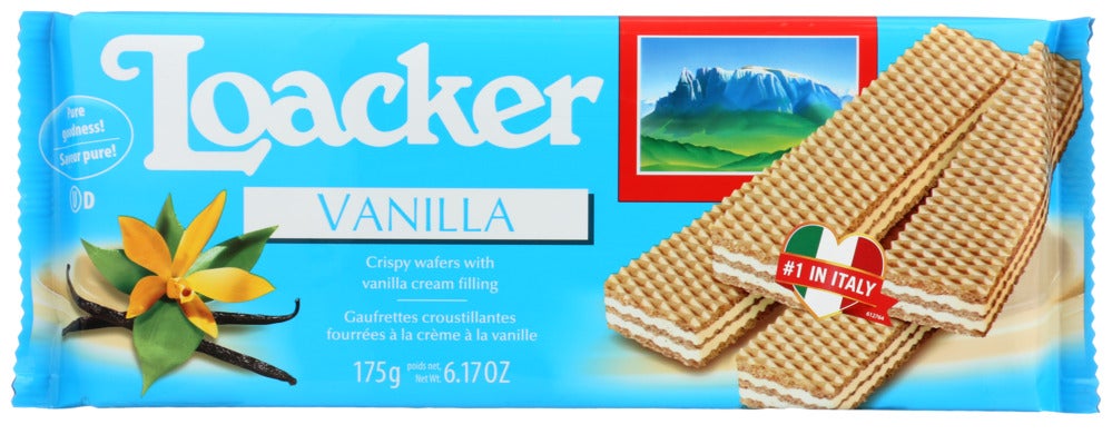 Cookies, Wafer, Vanilla Cream Filled, Shelf-Stable,18 - 6.17 OUNCE