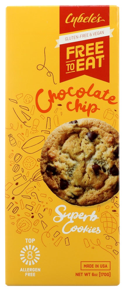 Cookies, Chocolate Chip, Shelf-Stable,6 - 6 OUNCE