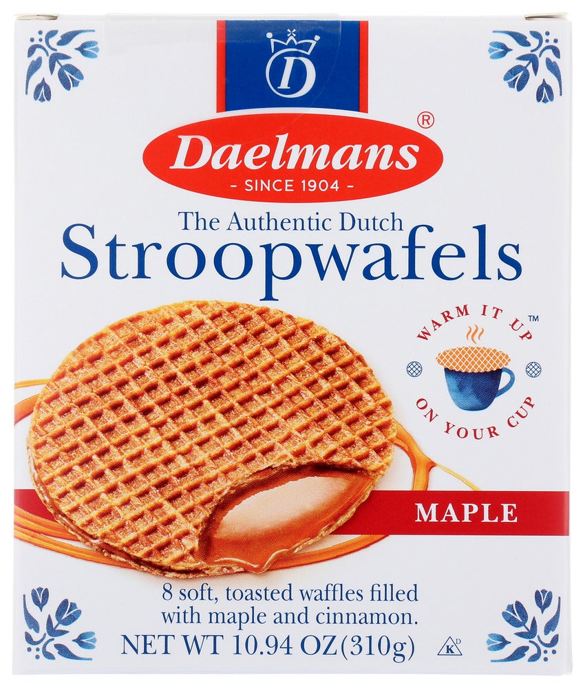 Cookies, Stroopwafel, Jumbo, Maple, Shelf-Stable,8 - 10.94 OUNCE