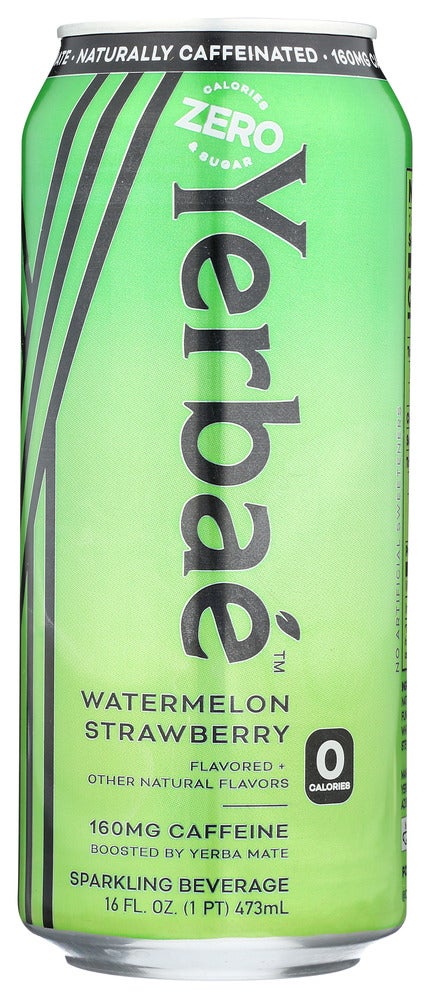Tea, Yerba Mate, Sparkling Watermelon Strawberry,12 - 16 FLUID