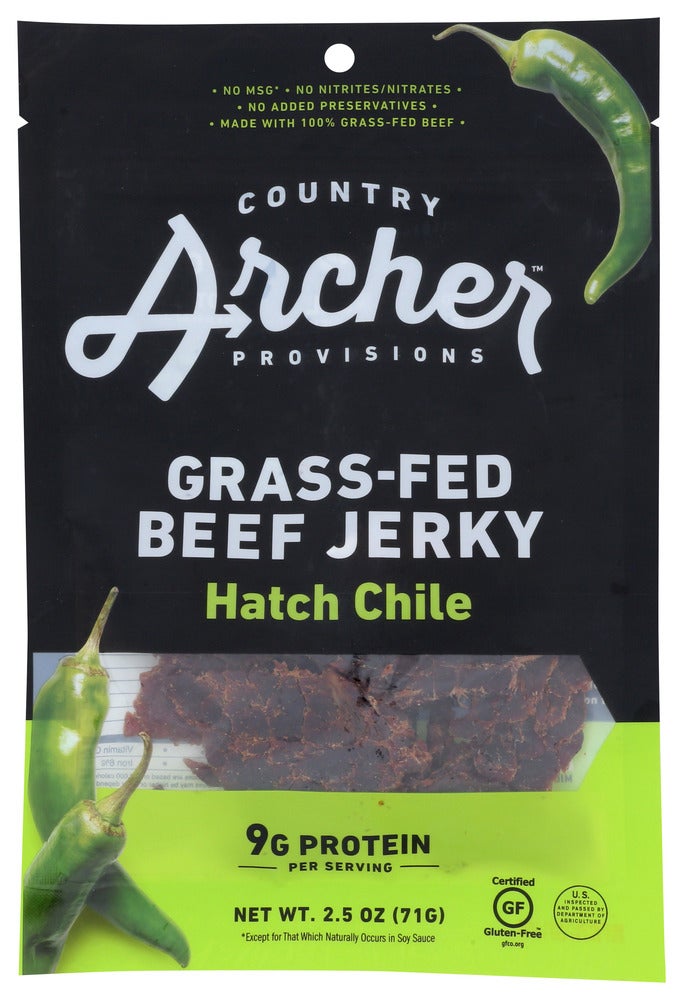 Beef Jerky, Hatch Chile, Pieces,12 - 2.5 OUNCE
