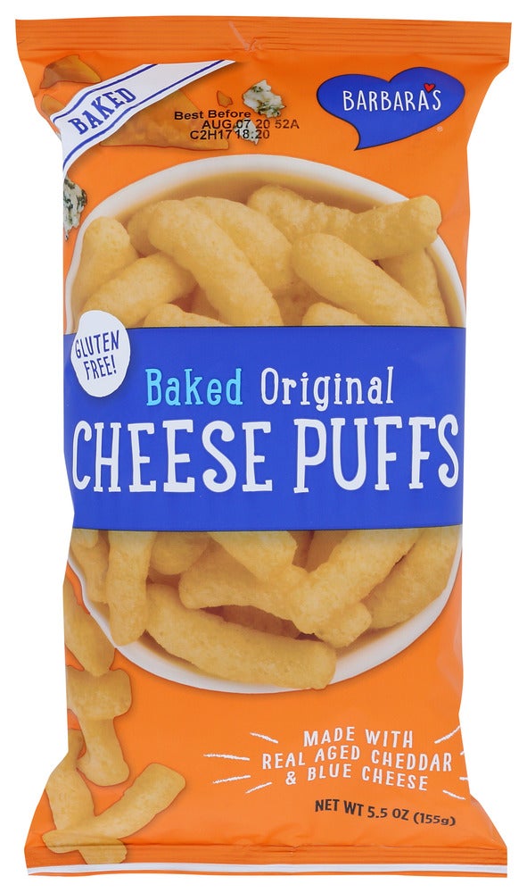 Snack Puffs, Cheese Puff, Baked, Original,12 - 5.5 OUNCE