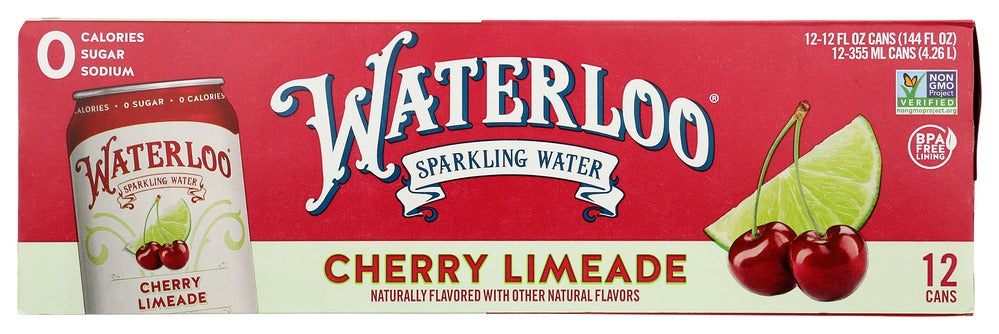 Water, Sparkling, Cherry Limeade, 12 Fluid Ounce,2 - 12 COUNT