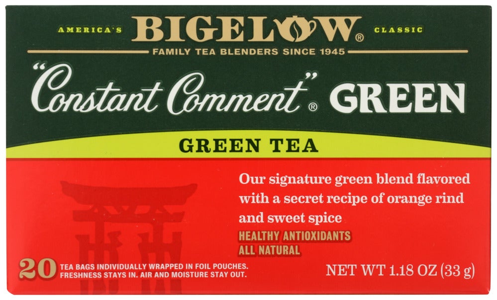 Tea, Green, Individually Wrapped with String,6 - 20 COUNT