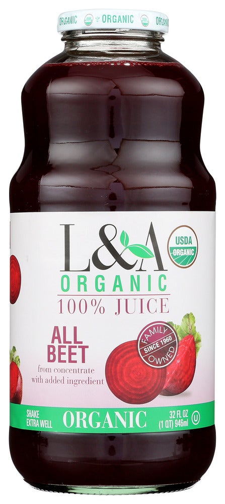 Juice, Beet, 100%, Shelf-Stable, Glass,6 - 32 FLUID