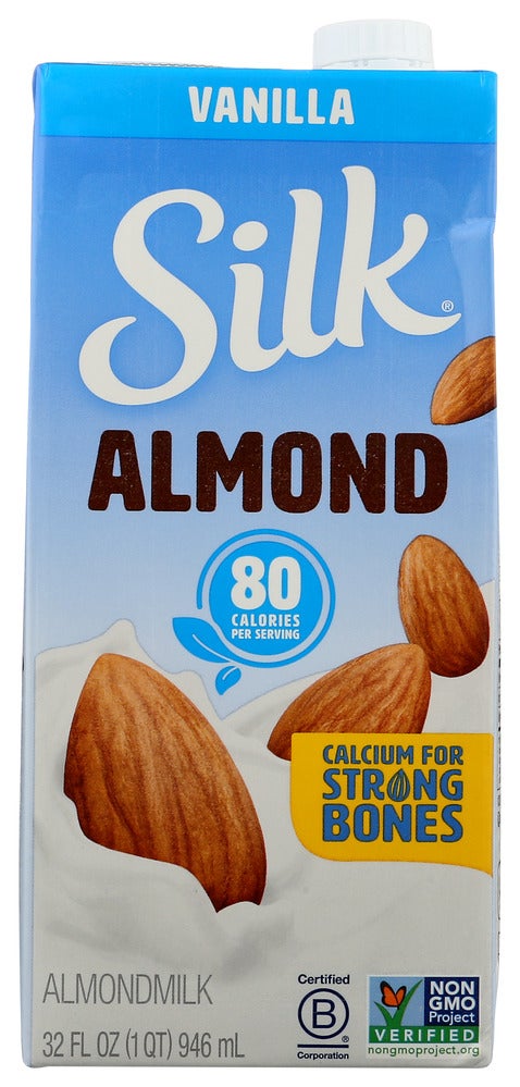 Milk, Almond, Vanilla, Shelf-Stable,6 - 32 FLUID