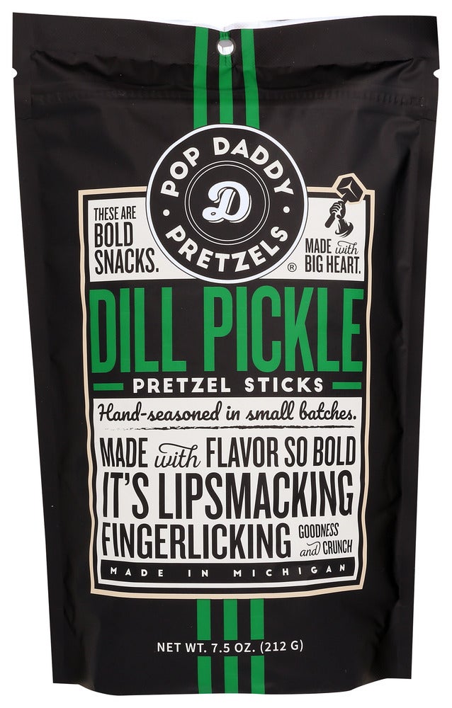 Pretzel Sticks, Dill Pickle,12 - 7.5 OUNCE