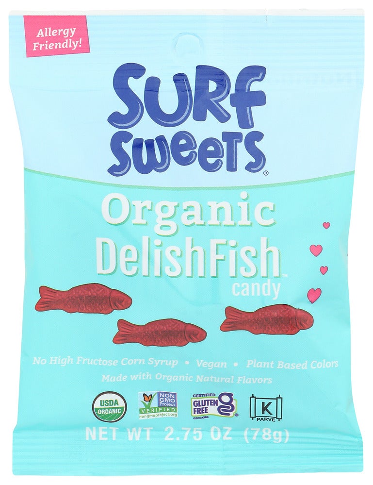 Candy, Gummy Fish, Red,12 - 2.75 OUNCE