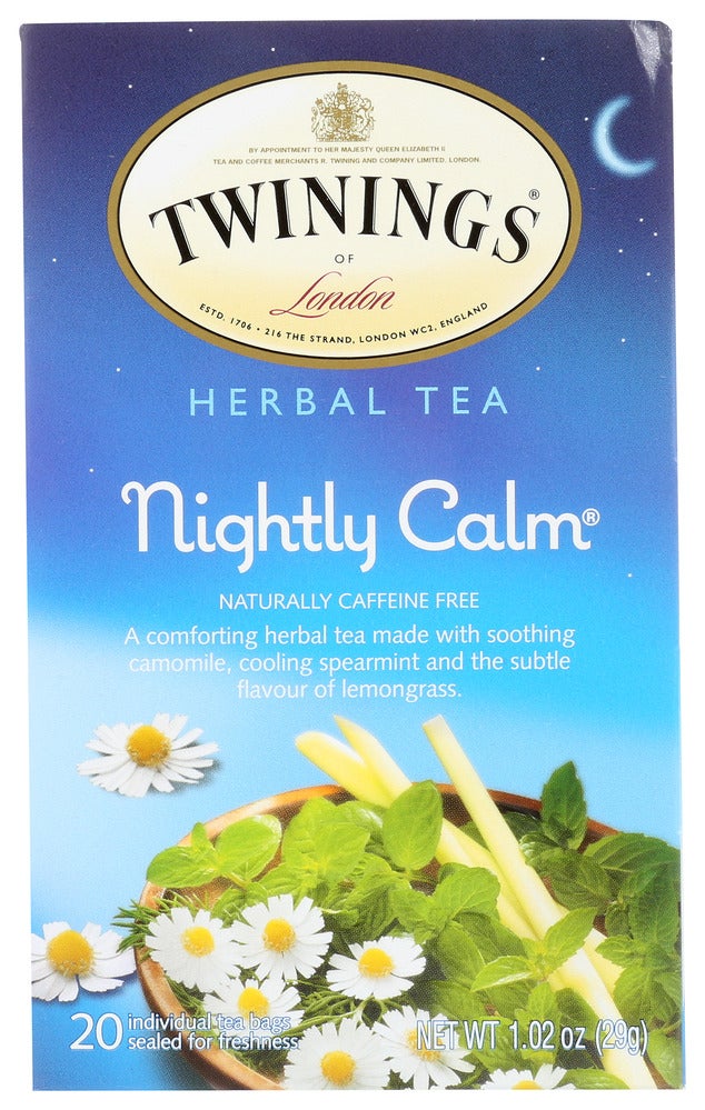 Tea, Herbal, Nightly Calm, Individually Wrapped with String,6 - 20 COUNT