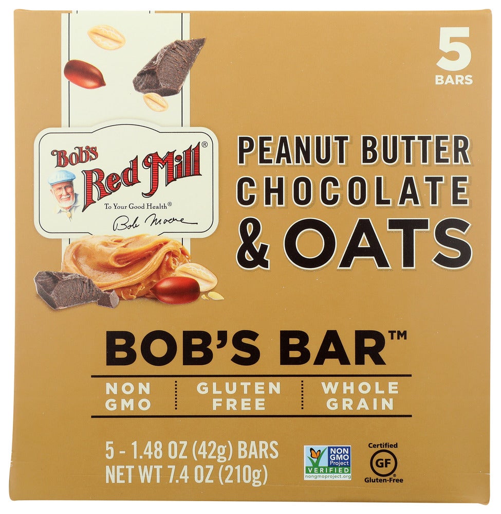 Bars, Peanut Butter Chocolate & Oats, 11.48 Ounce,6 - 5 COUNT