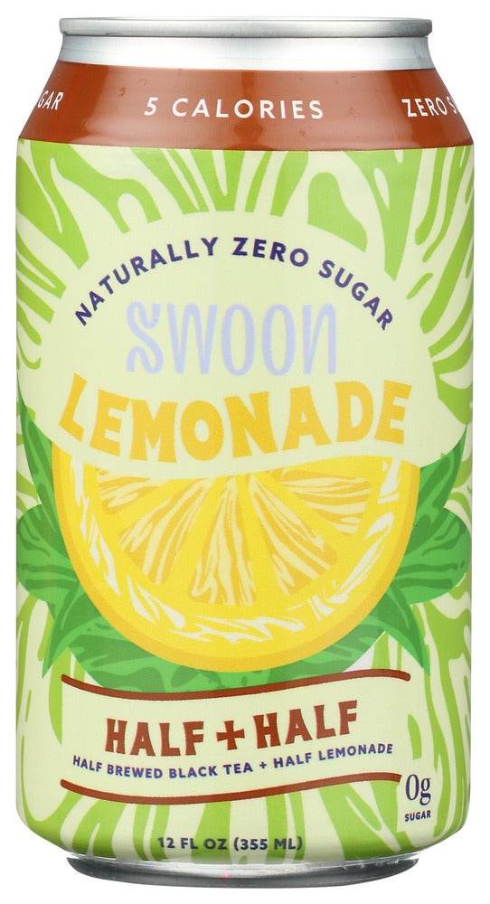 Drink, Half & Half Lemonade, Sugar-Free, with Black Tea, Single-Serve, Shelf-Stable,12 - 12 FLUID