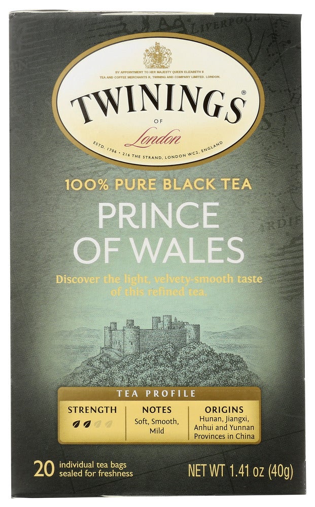 Tea, Black, Prince of Wales, Individually Wrapped with String,6 - 20 COUNT