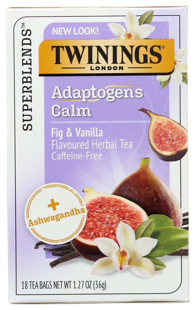 Tea, Herbal, Calm, Fig & Vanilla, Individually Wrapped with String,6 - 18 COUNT