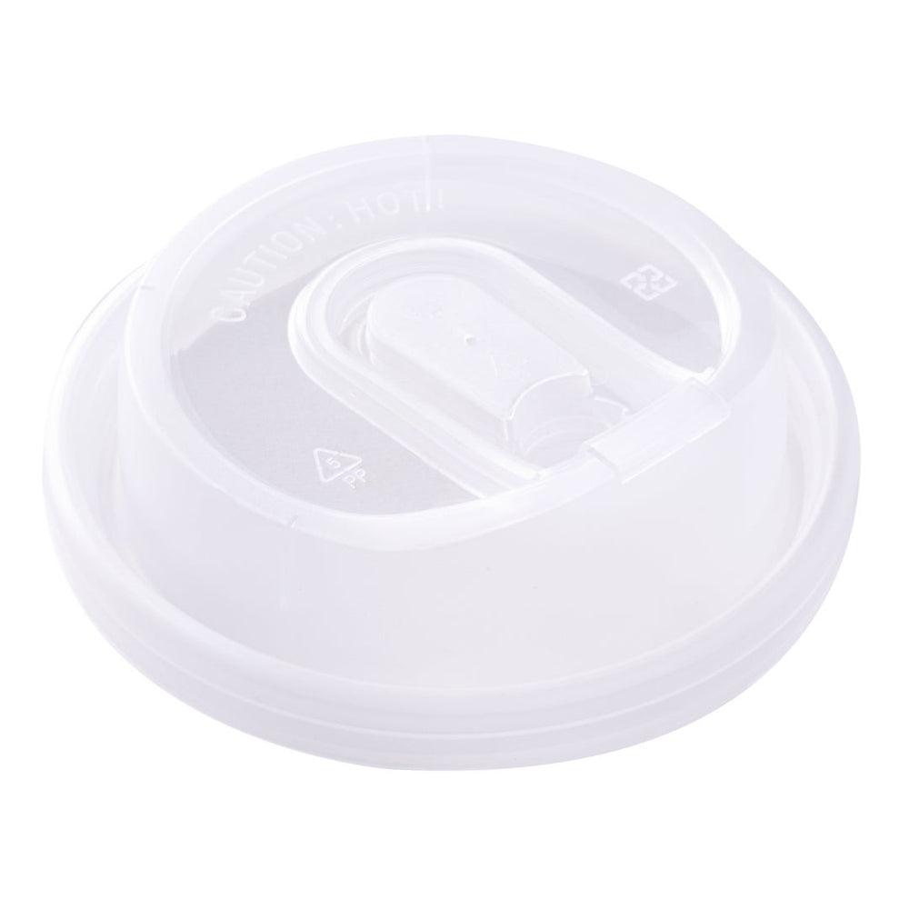Lids, Plastic, Clear, with Detachable Plug, for 8/12/16/20 Ounce Cups,1 - 25 COUNT