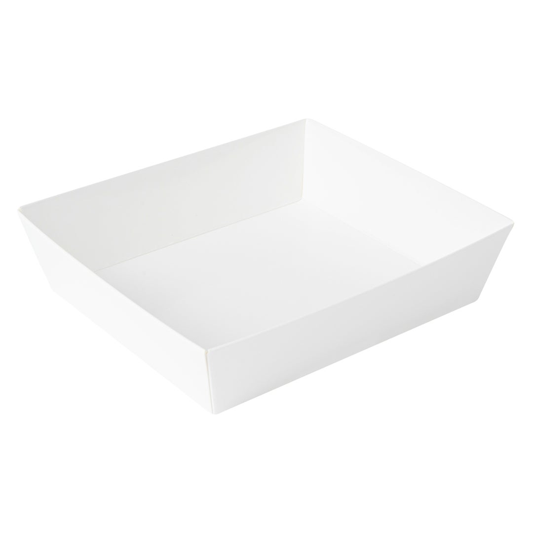 Containers, Tetra Sushi, 5 x 4.5 x 1.5 Inch, Paper, White, Rectangular,1 - 100 COUNT