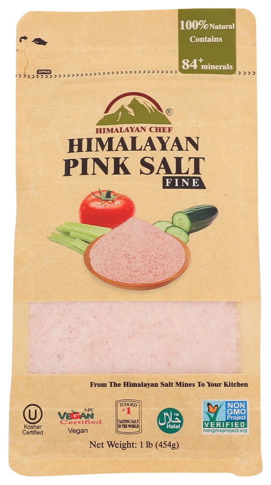 Salt, Himalayan Pink, Fine,12 - 16 OUNCE