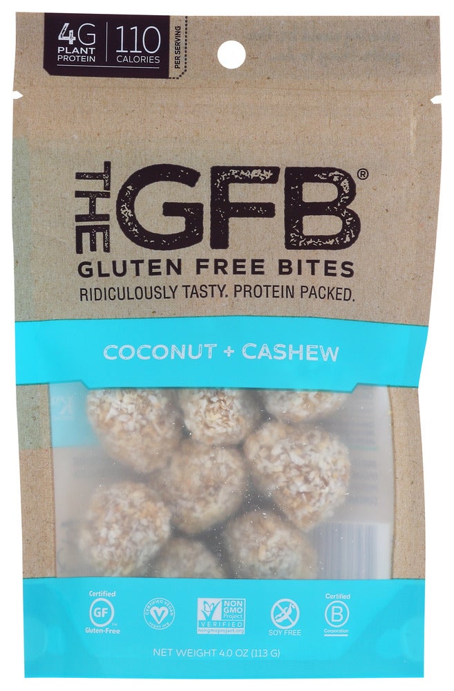 Snack Bites, Coconut & Cashew,6 - 4 OUNCE