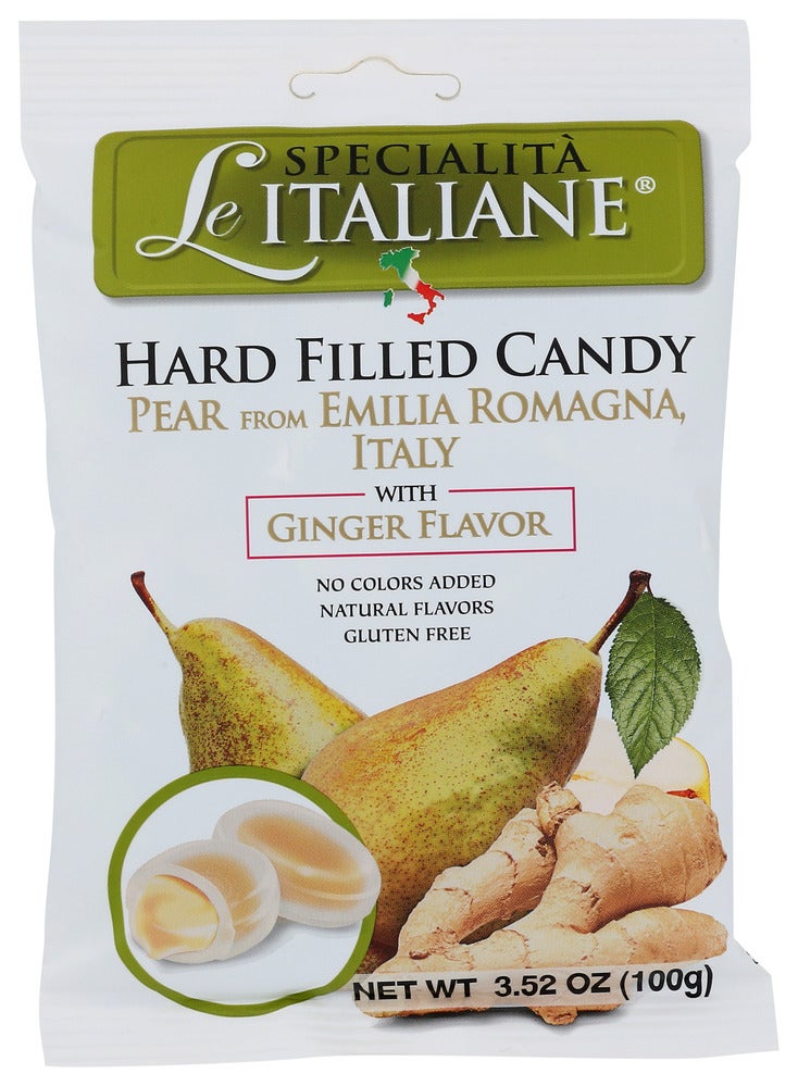 Hard Candies, Ginger & Pear Filled,12 - 3.52 OUNCE