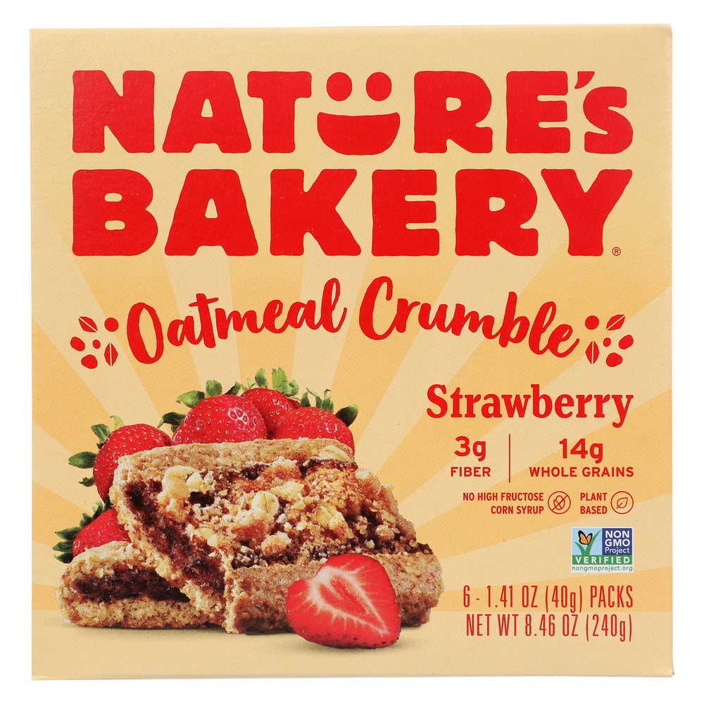 Bars, Oatmeal Crumble, Strawberry, 1.41 Ounce,6 - 6 COUNT
