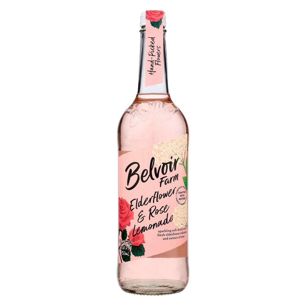 Drink, Elderflower & Rose Lemonade, Sparkling, Shelf-Stable, Glass,6 - 25.4 FLUID