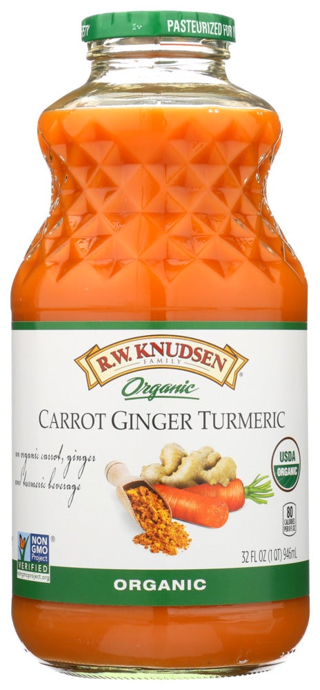 Juice, Carrot/Ginger/Turmeric, Shelf-Stable, Glass,6 - 32 FLUID