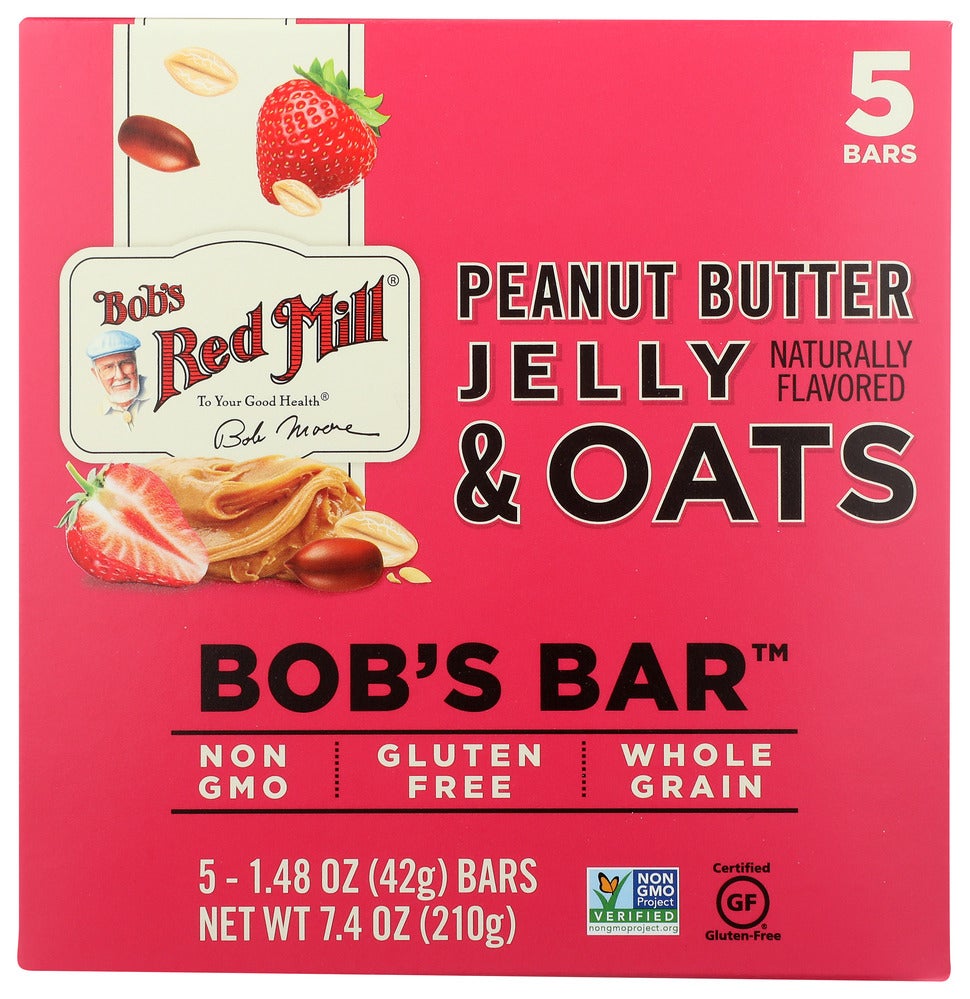 Bars, Peanut Butter Jelly & Oats, 11.48 Ounce,6 - 5 COUNT