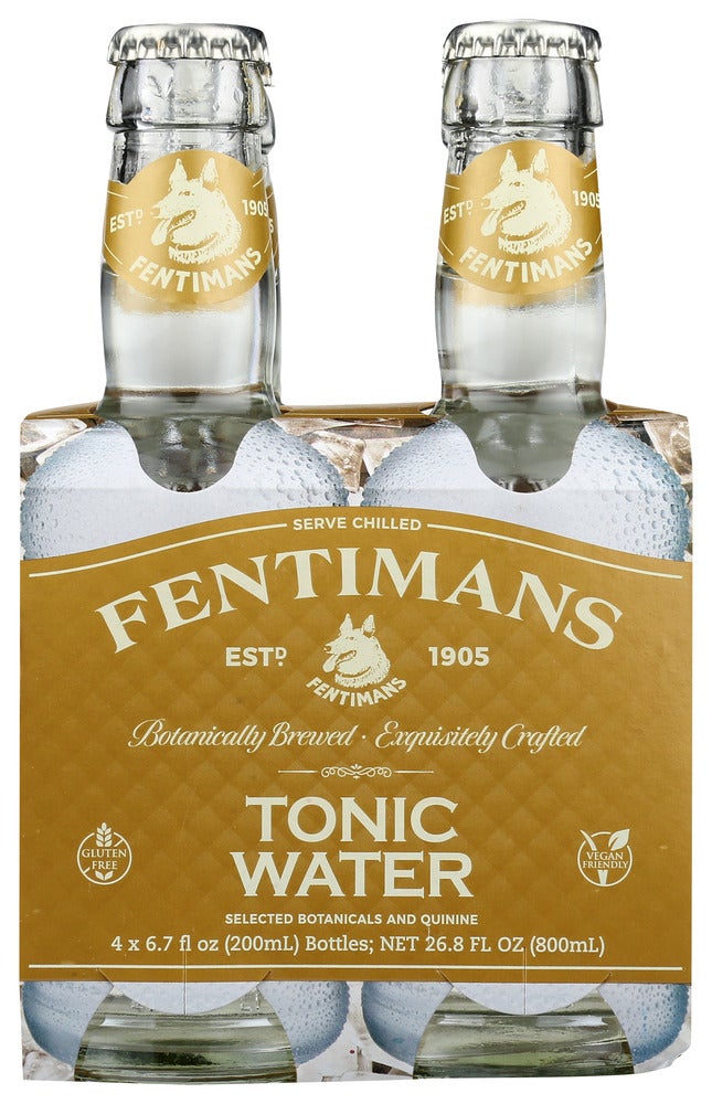 Soft Drink, Tonic Water, Single-Serve, Glass, 9.3 Fluid Ounce,6 - 4 COUNT