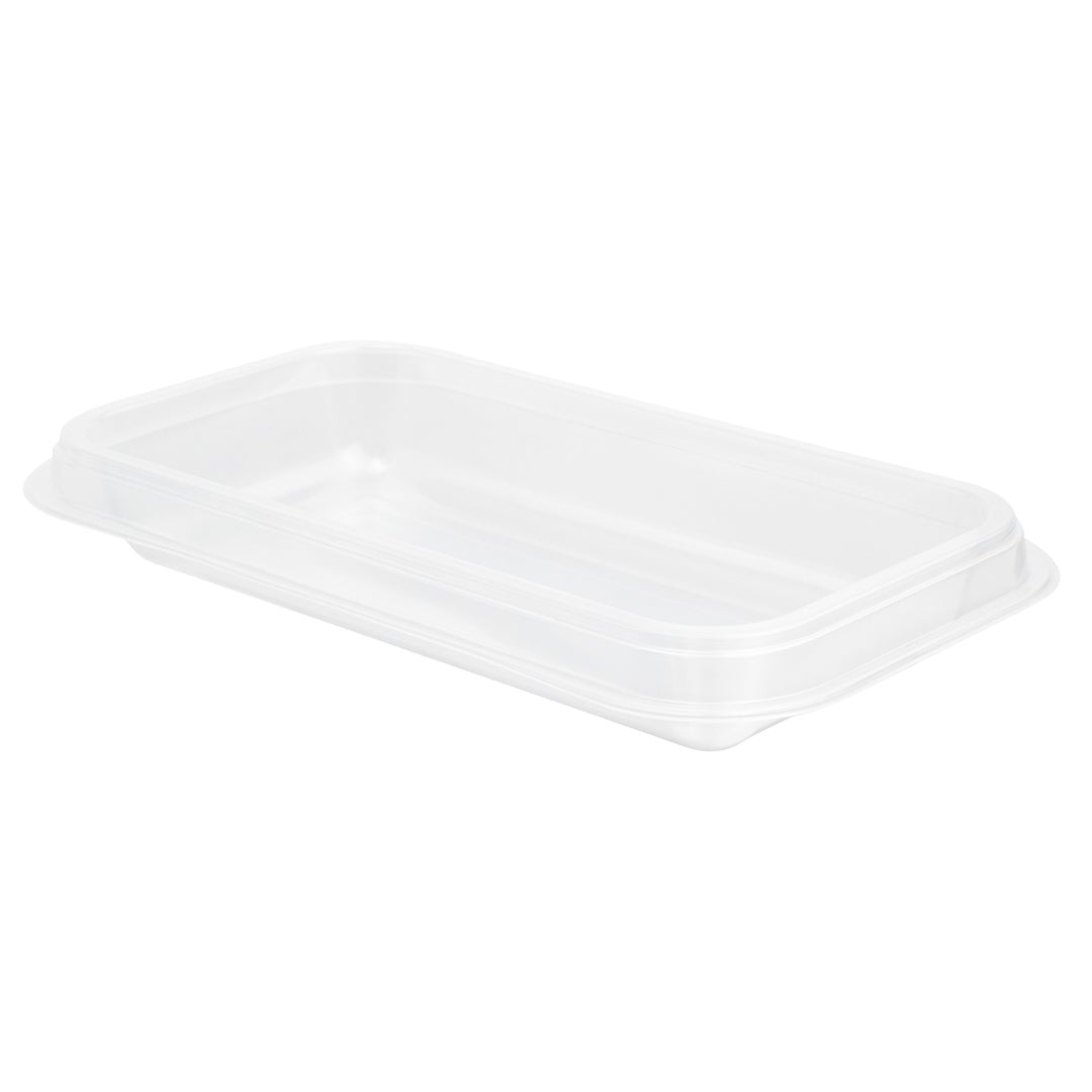 Trays, Insert, 15 Ounce, Microwavable Plastic, Clear, Rectangular, for 24/34/44 Ounce Containers,1 - 100 COUNT