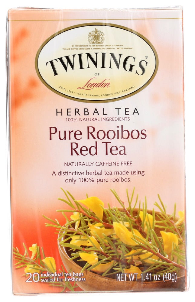 Tea, Rooibos Red, Individually Wrapped with String,6 - 20 COUNT