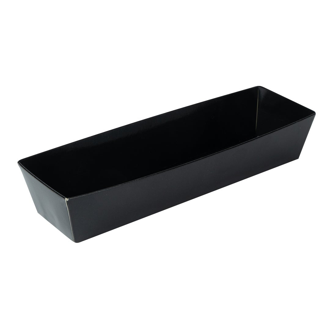 Containers, Maki Sushi, 6.5 x 1.75 x 1.5 Inch, Paper, Black, Rectangular,1 - 100 COUNT