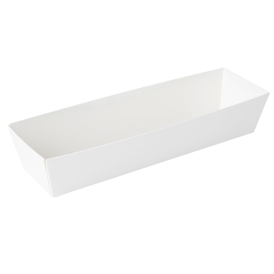 Containers, Maki Sushi, 6.5 x 1.75 x 1.5 Inch, Paper, White, Rectangular,1 - 100 COUNT