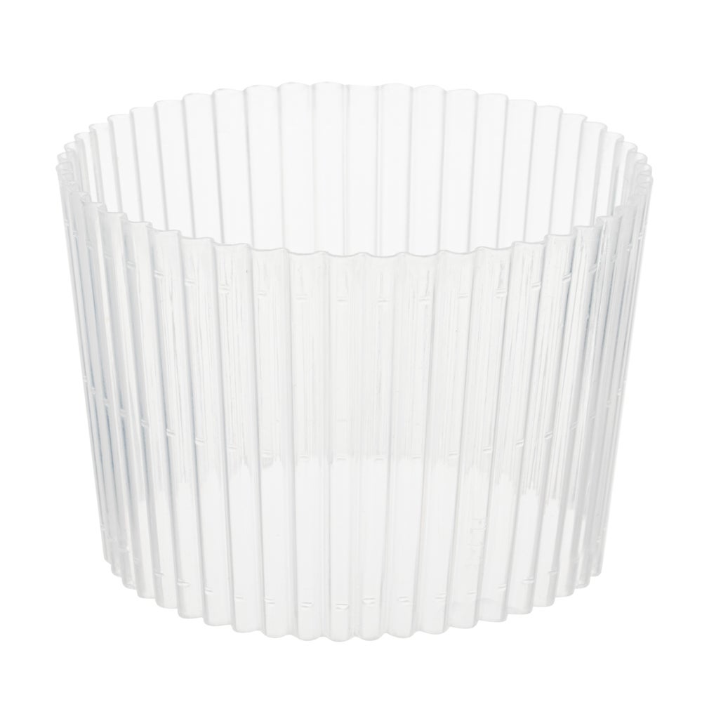 Sleeves, Cup, Plastic Ripple, Clear, for 12/16/20 Ounce Cups,1 - 1000 COUNT