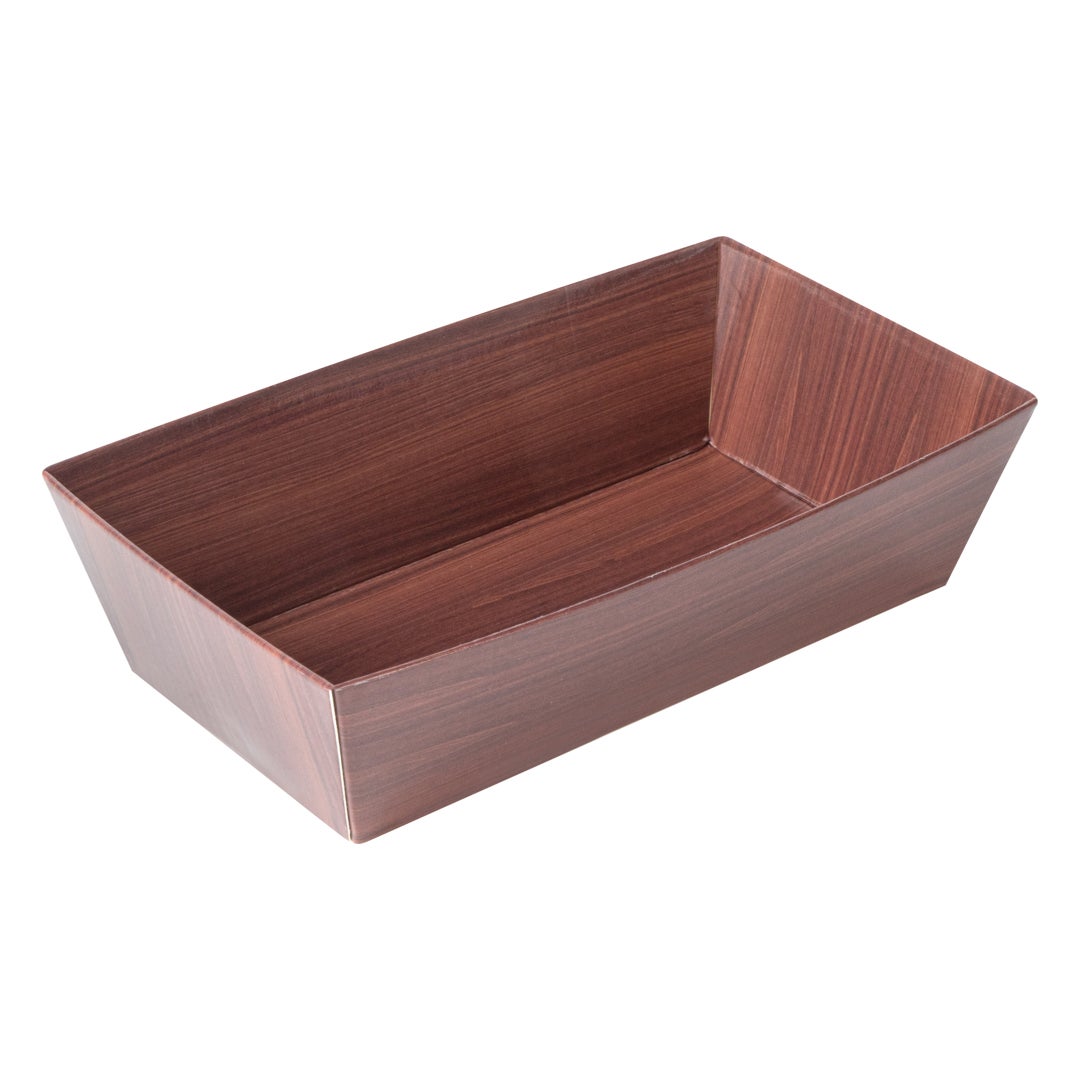 Containers, Sushi, 4.75 x 2.5 x 1.5 Inch, Paper, Wood Grain, Rectangular,1 - 100 COUNT