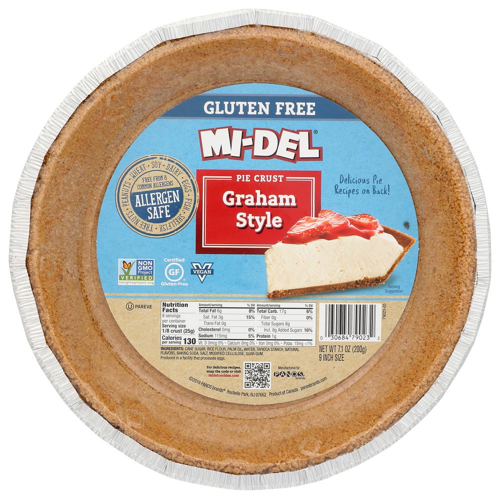Crust, Pie, 9 Inch, Graham Cracker,12 - 7.1 OUNCE