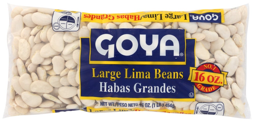 Beans, Lima, Large, Dried,24 - 16 OUNCE