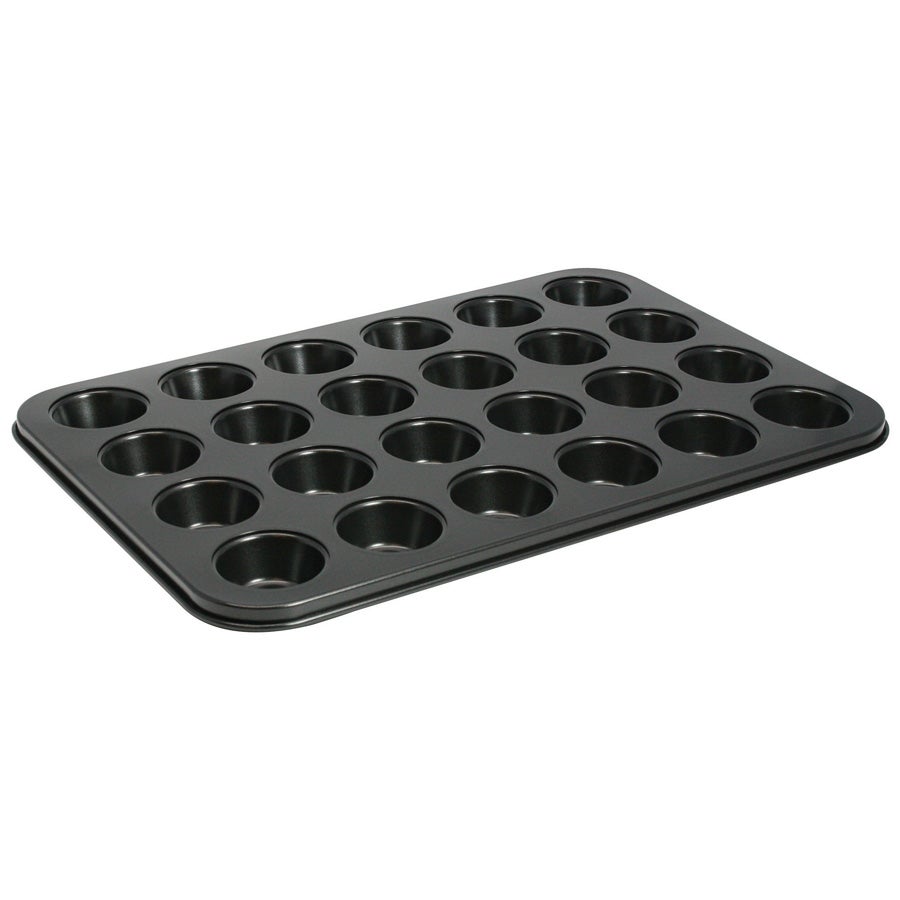 Pan, Mini, 24-Cup, Muffin/Cupcake, Carbon Steel, Nonstick,1 - 1 EACH