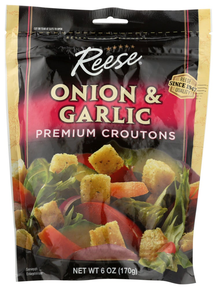 Croutons, Onion & Garlic, Premium,12 - 5 OUNCE