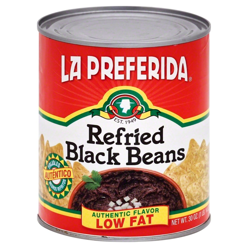 Beans, Black, Refried,12 - 30 OUNCE