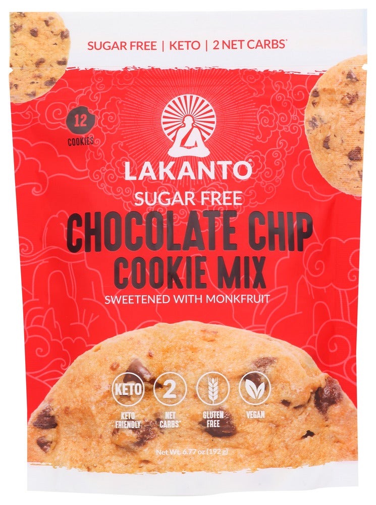 Mix, Cookie, Chocolate Chip, sweetened with Monkfruit,8 - 6.77 OUNCE