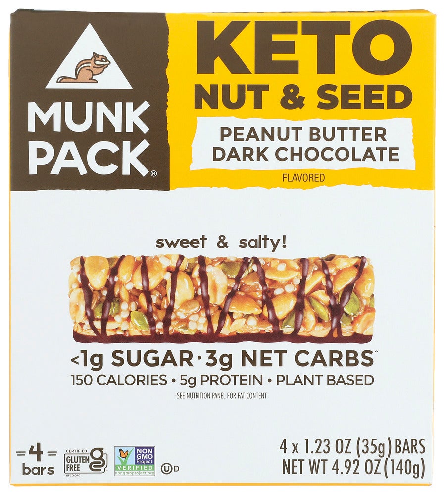 Bars, Nut & Seed, Peanut Butter Dark Chocolate, 1.59 Ounce,6 - 4 COUNT