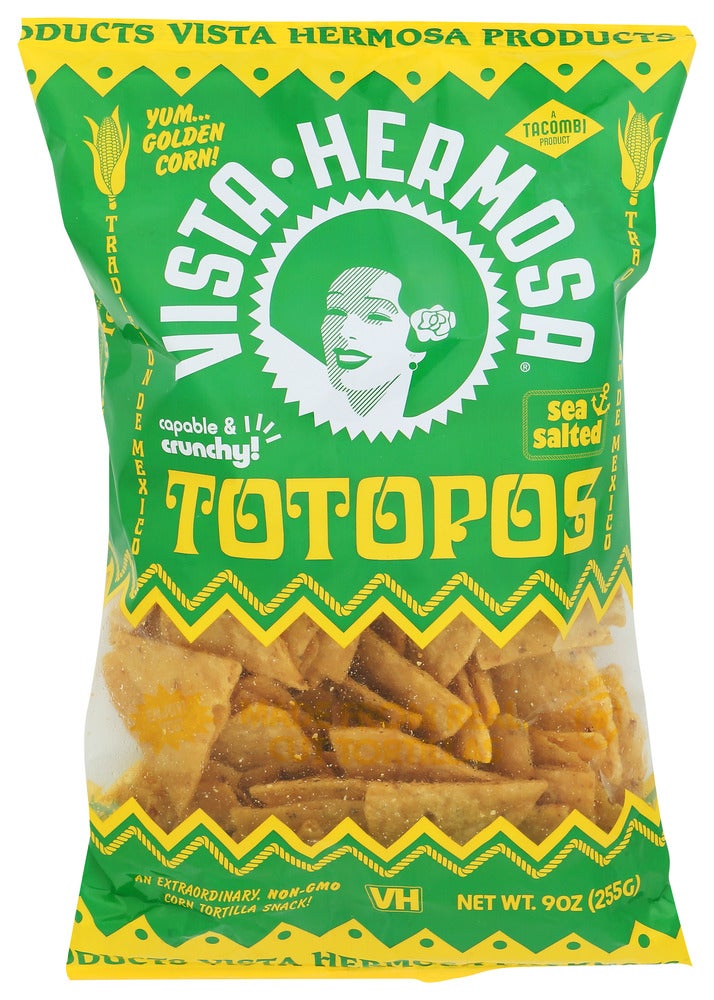 Chips, Tortilla, Corn, Sea Salt, Triangular,6 - 9 OUNCE