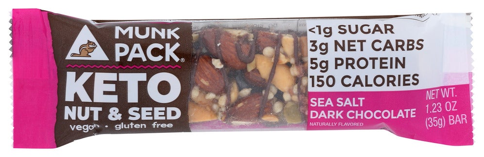 Bars, Nut & Seed, Sea Salt Dark Chocolate,12 - 1.23 OUNCE