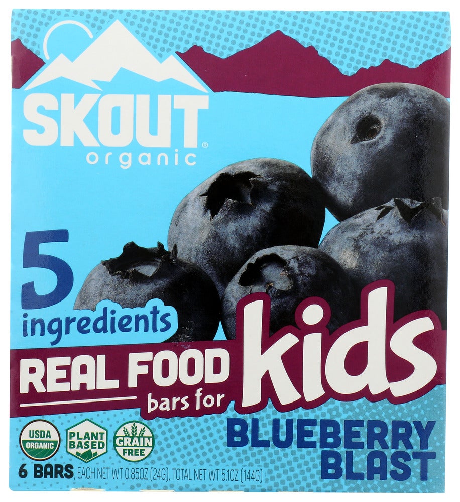 Bars, Snack, Kid's, Blueberry Blast,6 - 5.1 OUNCE