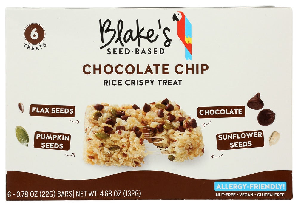 Bars, Rice Cereal, Chocolate Chip,12 - 4.68 OUNCE