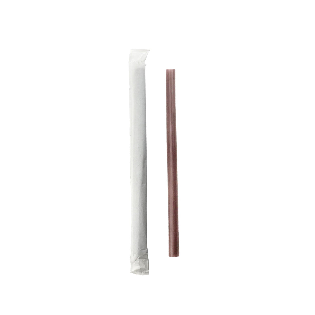 Straws, Jumbo, 8 Inch, Paper Wrapped, Biodegradable & Compostable,10 - 500 COUNT