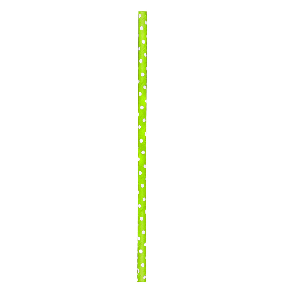 Straws, 7.75 Inch, Lime Green, Unwrapped, 7.75 Linear Inch,6 - 500 COUNT