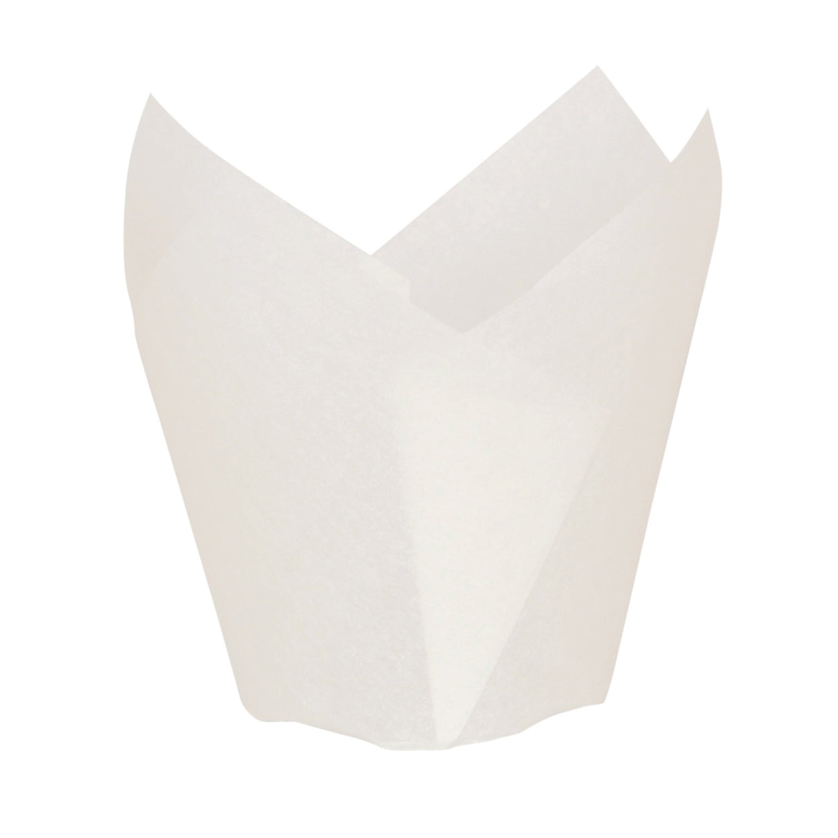 Cups, Baking, 1.25 Ounce, Paper Tulip, White, 1.25 Ounce,10 - 100 COUNT
