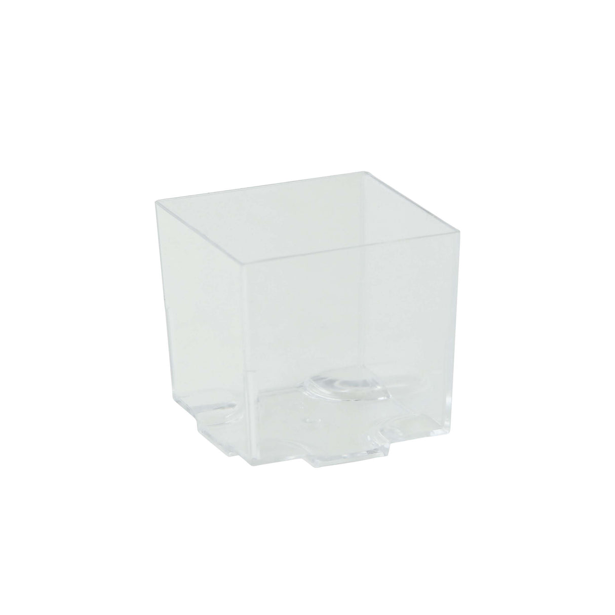 Cups, Mini, Kara 2 Ounce, Plastic, Clear Green, Cubic, 2 Ounce,30 - 20 COUNT