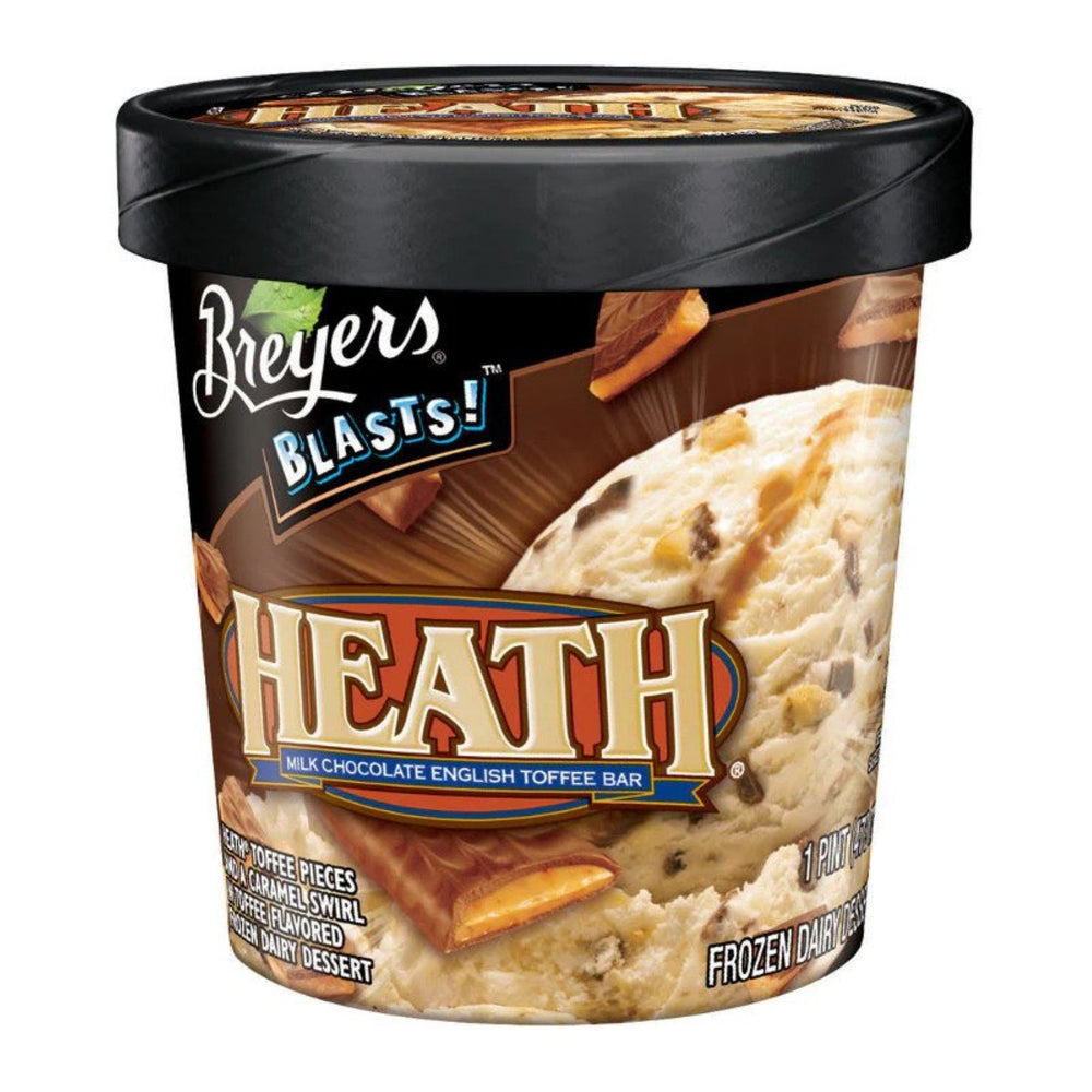Ice Cream, Hard Serve, Heath, Frozen,8 - 16 FLUID
